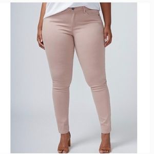 Cute Dusty Pink Super Stretch Skinny Jeans